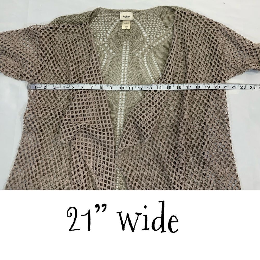 daytrip tan knit cardigan size XS - Picture 6 of 14